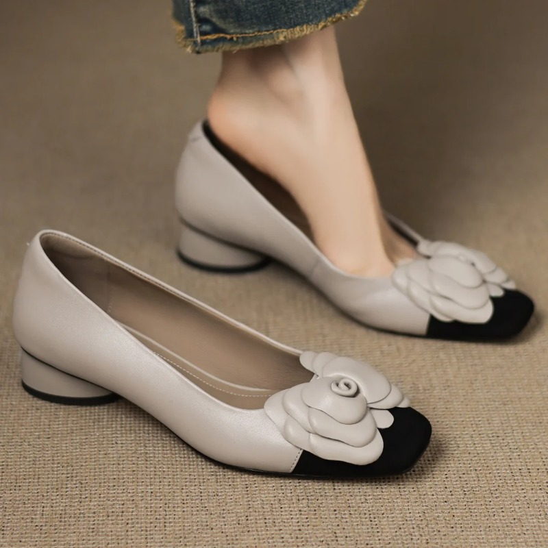 Women'S Heels - Plus size 34-41 vrouwen schapenvacht mix