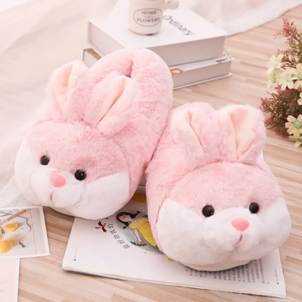 Women'S Shoes Everyday - Vrouwen Huis Bont Slippers Casual Schattig