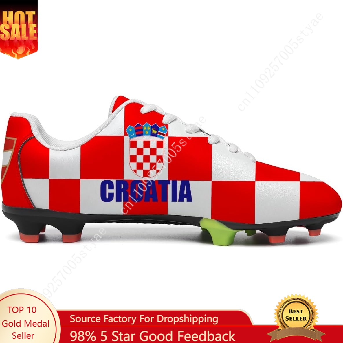 Oxford Lace Up Women - Kroatië Vlag Kroatische Voetbalschoenen Heren Dames