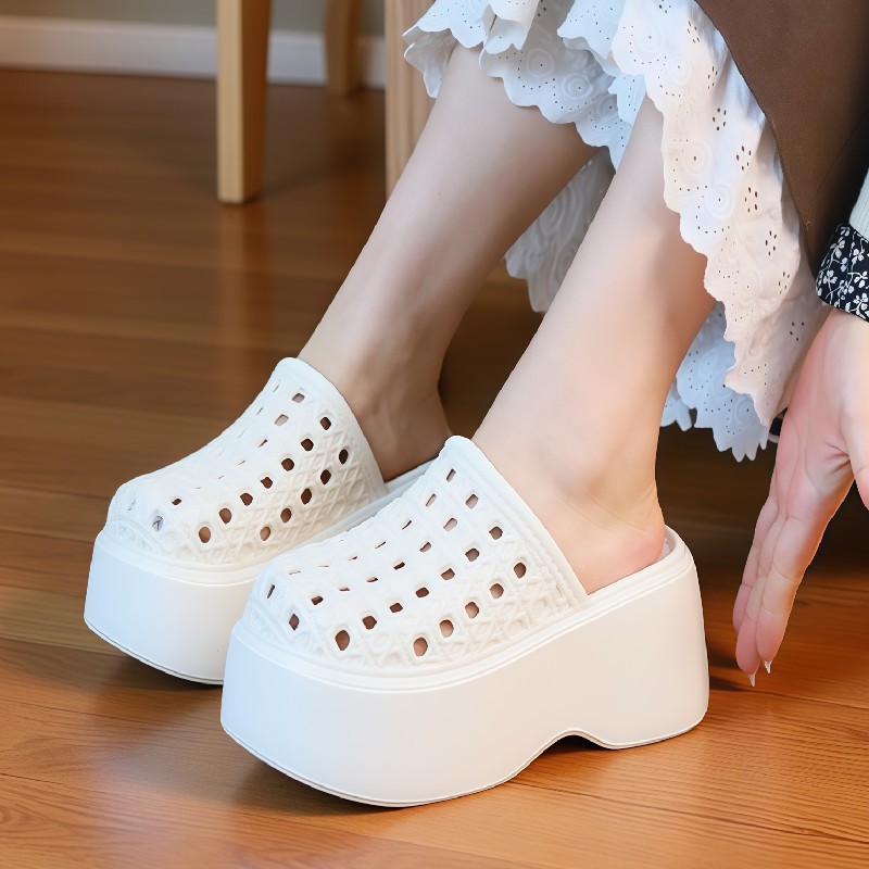 Platform Sneakers Chunky - Chunky Dikke Zool 7cm Platform Slippers