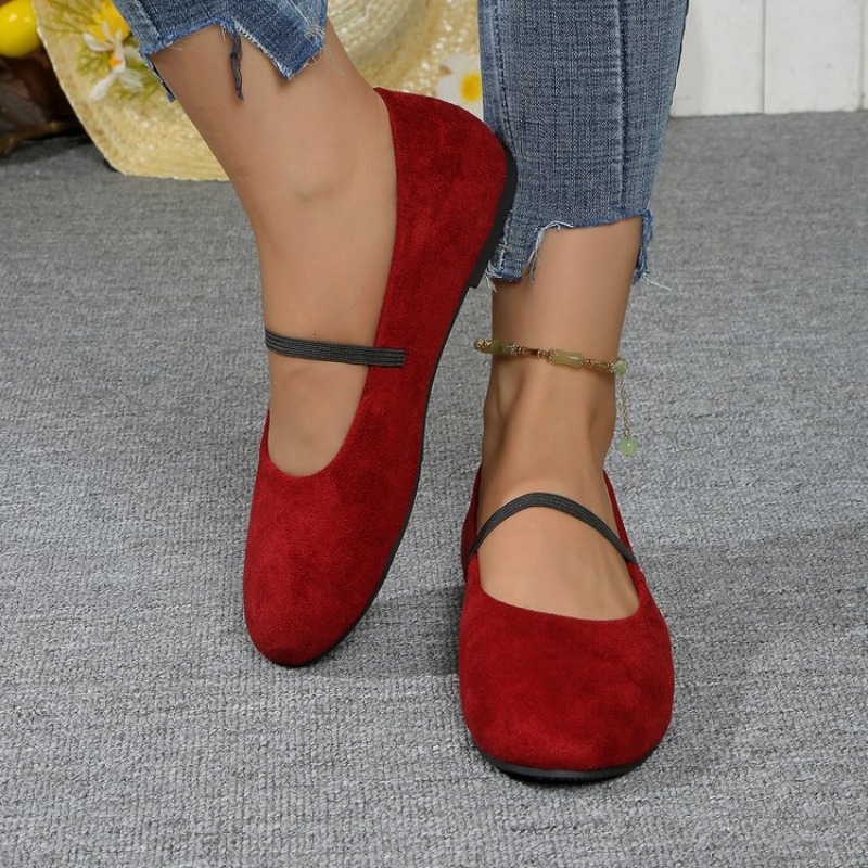 Mary Jane Shoes - ballerina's dames schoenen met ronde neus