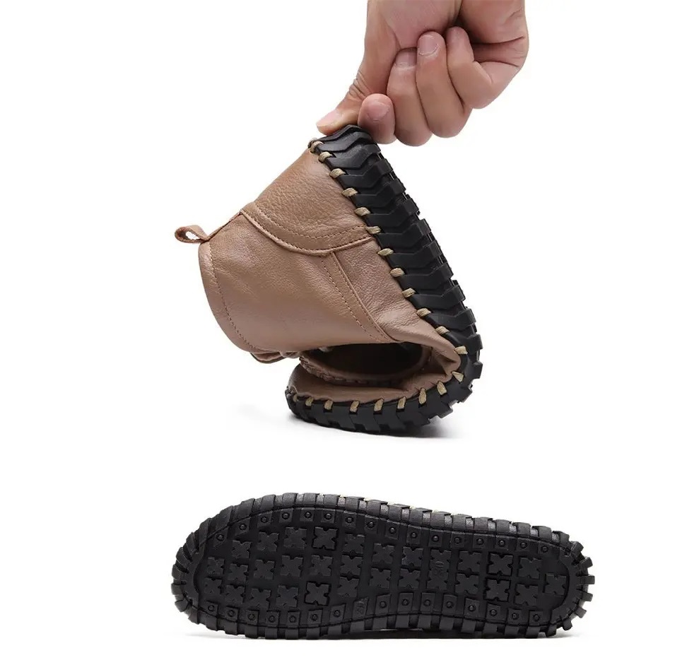 Echte Lederen Laarzen Vrouwen  - Oxford Lace Up Women recensie en prijs