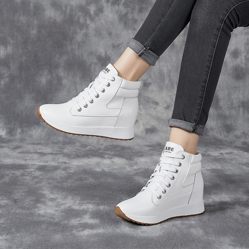 7 Cm Echt Leer Vrouwen Enkella - Platform Sneakers Chunky recensie en prijs
