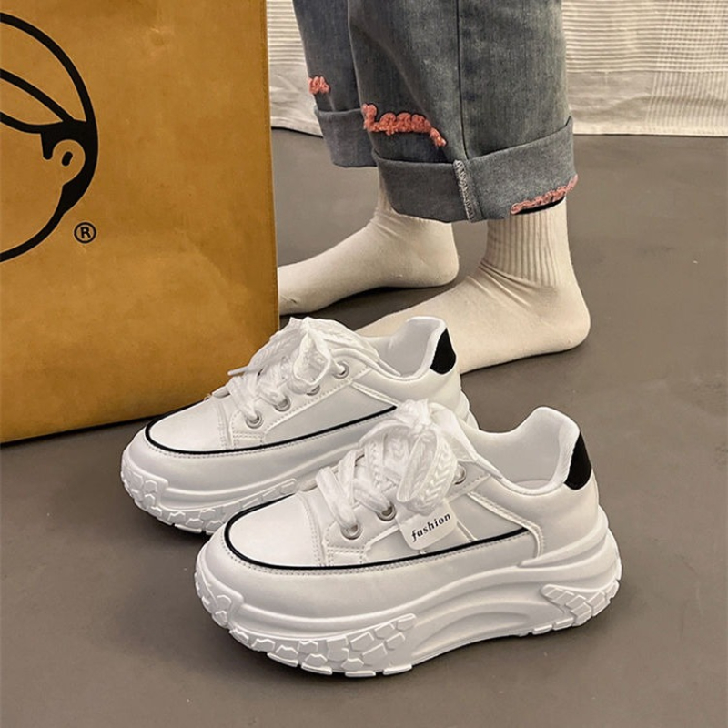 Lente dikke witte sneakers voo - Platform Sneakers Chunky recensie en prijs