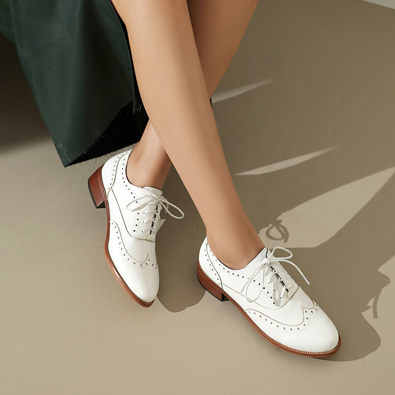 Brogue Oxford schoenen dames,  - Oxford Lace Up Women recensie en prijs