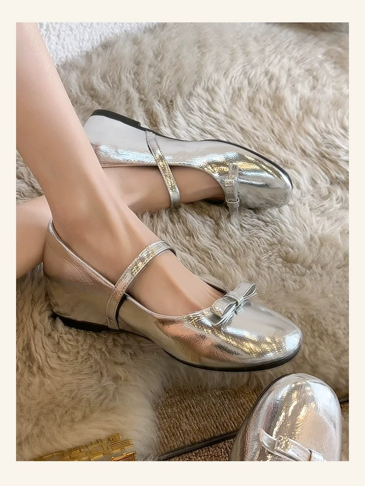 Franse stijl ballerina's met v - Mary Jane Shoes recensie en prijs