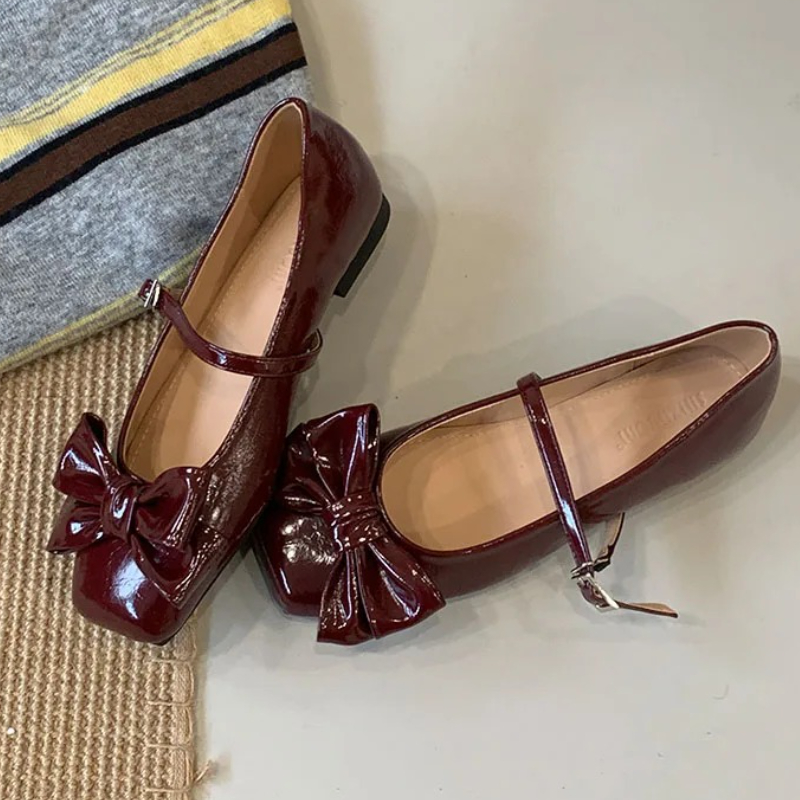 Leuke Strik Vierkante Teen Ont - Mary Jane Shoes recensie en prijs