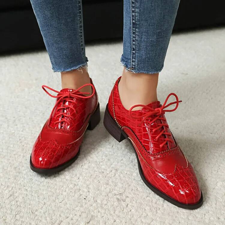 Lage hakken met veters Dames e - Oxford Lace Up Women recensie en prijs