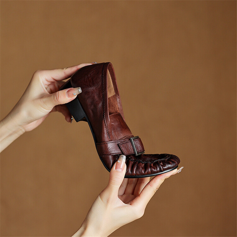 Nieuwe Herfst Echt Leer Vrouwe - Women'S Heels recensie en prijs