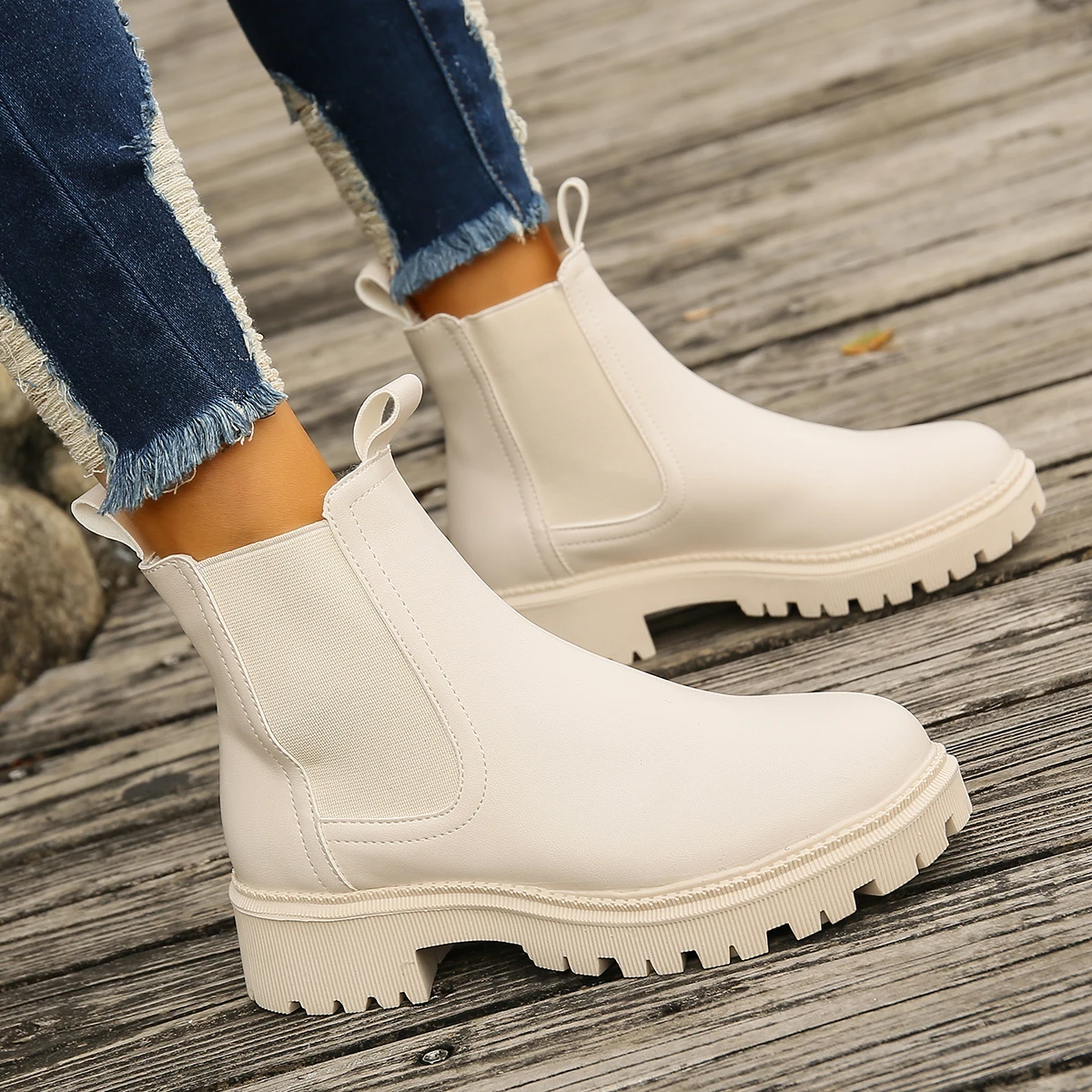 Nieuwe Herfst Winter Chelsea L - Women Shoes Types recensie en prijs