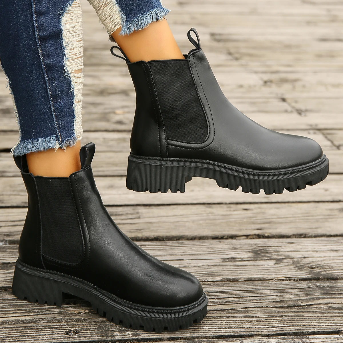 Nieuwe Herfst Winter Chelsea L - Women Shoes Types recensie en prijs