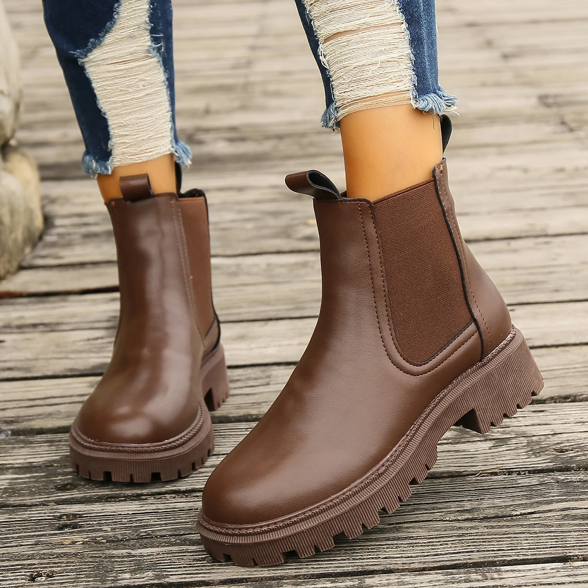 Nieuwe Herfst Winter Chelsea L - Women Shoes Types recensie en prijs