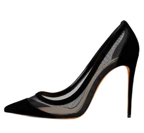 Sexy Naakt Roze Zwart Suède Me - Women'S Shoes Size 12 recensie en prijs