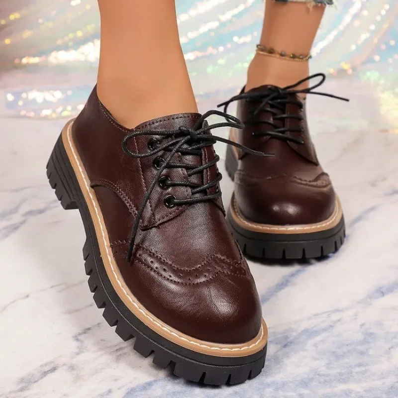 Dames Klassieke Platform Oxfor - Oxford Lace Up Women recensie en prijs