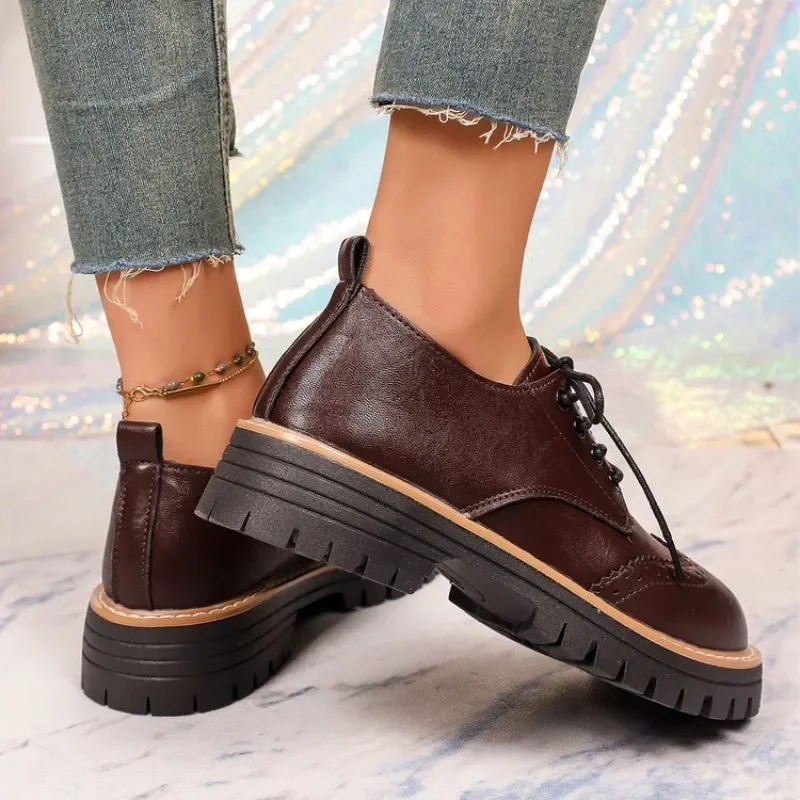 Dames Klassieke Platform Oxfor - Oxford Lace Up Women recensie en prijs