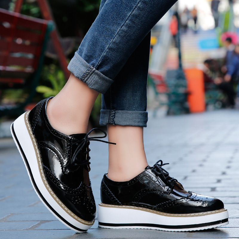 Vrouwen Instappers Schoenen Le - Oxford Lace Up Women recensie en prijs