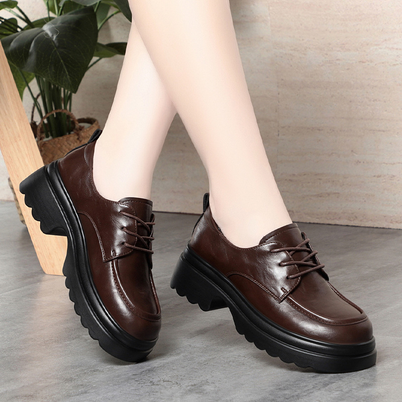 5 cm Vintage Diepe Mond Zacht  - Oxford Lace Up Women recensie en prijs