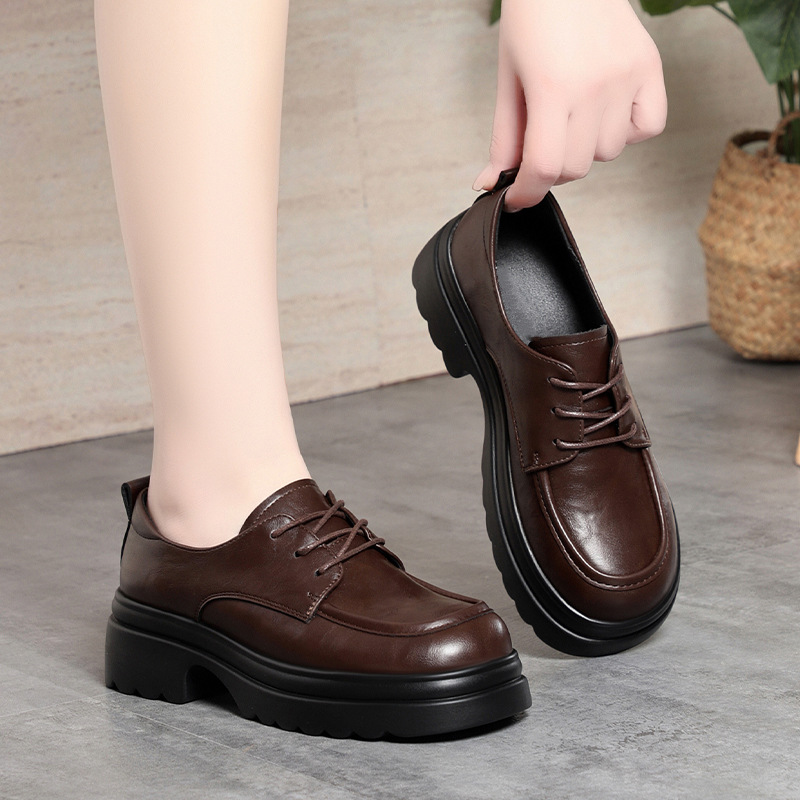 5 cm Vintage Diepe Mond Zacht  - Oxford Lace Up Women recensie en prijs